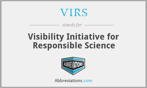 VIRS - Visibility Initiative for Responsible Science