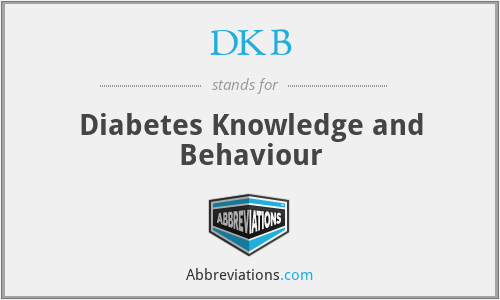DKB - Diabetes Knowledge and Behaviour