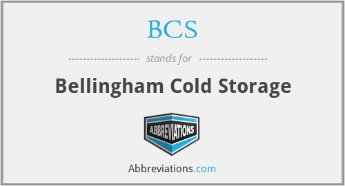 BCS - Bellingham Cold Storage
