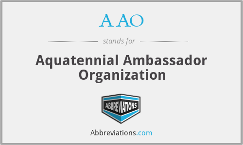 AAO - Aquatennial Ambassador Organization