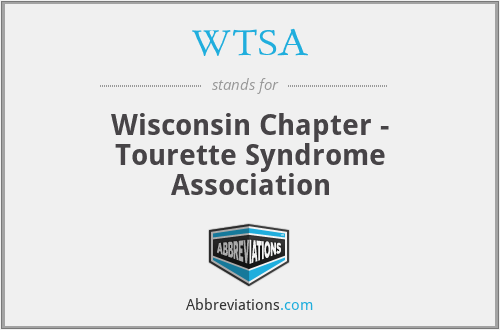 WTSA - Wisconsin Chapter - Tourette Syndrome Association