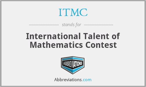 ITMC - International Talent of Mathematics Contest