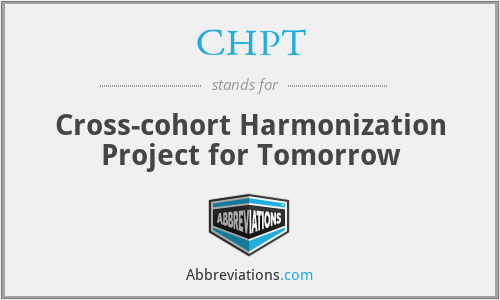 CHPT - Cross-cohort Harmonization Project for Tomorrow