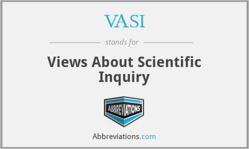 VASI - Views About Scientific Inquiry