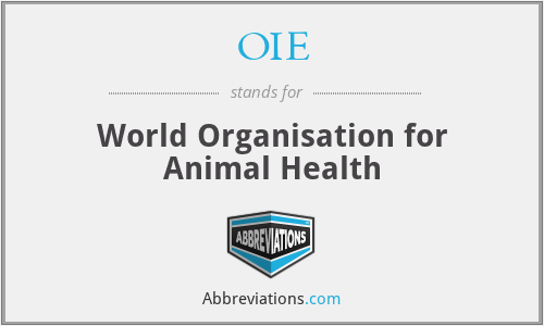 OIE - World Organisation for Animal Health
