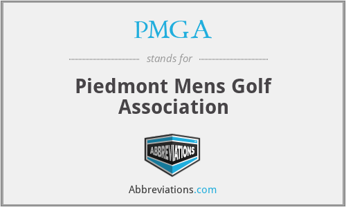 PMGA - Piedmont Mens Golf Association