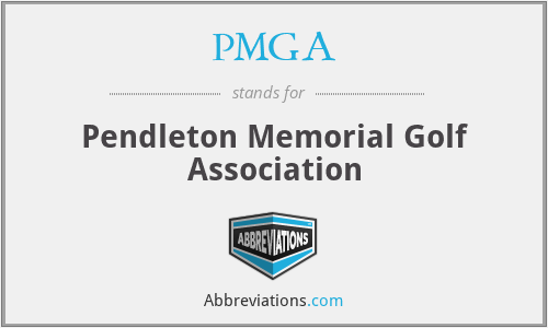 PMGA - Pendleton Memorial Golf Association