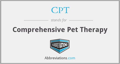CPT - Comprehensive Pet Therapy