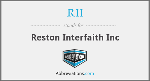RII - Reston Interfaith Inc