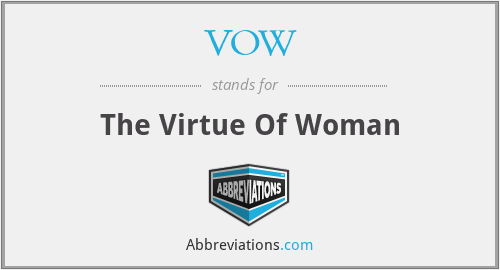 VOW - The Virtue Of Woman