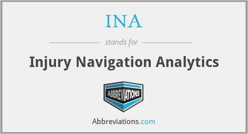 INA - Injury Navigation Analytics