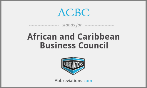 ACBC - African and Caribbean Business Council