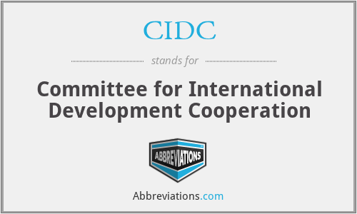 CIDC - Committee for International Development Cooperation
