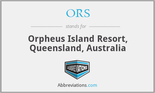 ORS - Orpheus Island Resort, Queensland, Australia
