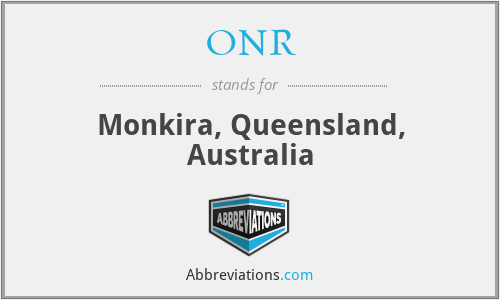 ONR - Monkira, Queensland, Australia