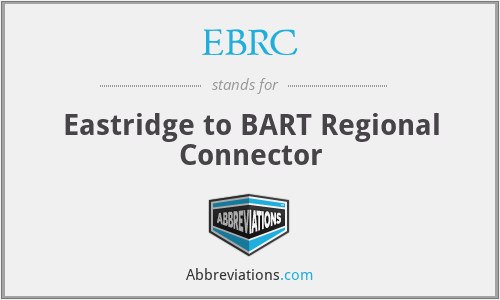 EBRC - Eastridge to BART Regional Connector