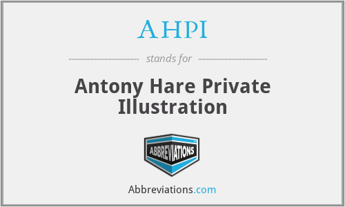 AHPI - Antony Hare Private Illustration