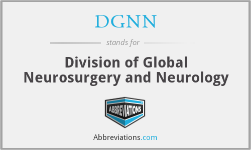 DGNN - Division of Global Neurosurgery and Neurology