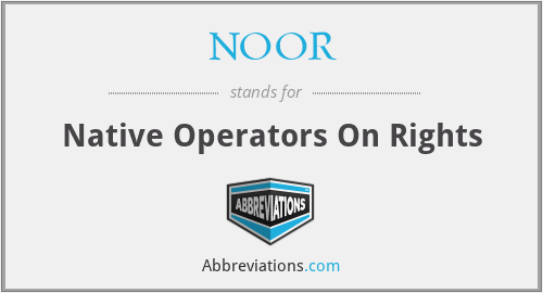 NOOR - Native Operators On Rights
