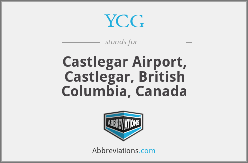 YCG - Castlegar Airport, Castlegar, British Columbia, Canada