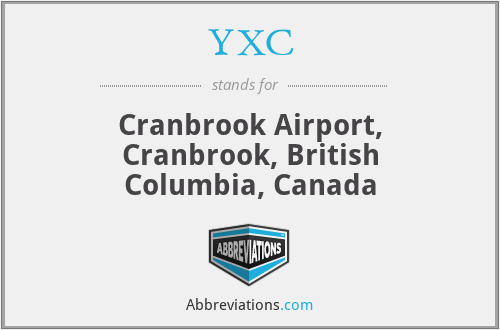 YXC - Cranbrook Airport, Cranbrook, British Columbia, Canada