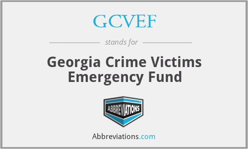 GCVEF - Georgia Crime Victims Emergency Fund