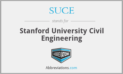 SUCE - Stanford University Civil Engineering