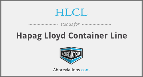 HLCL - Hapag Lloyd Container Line