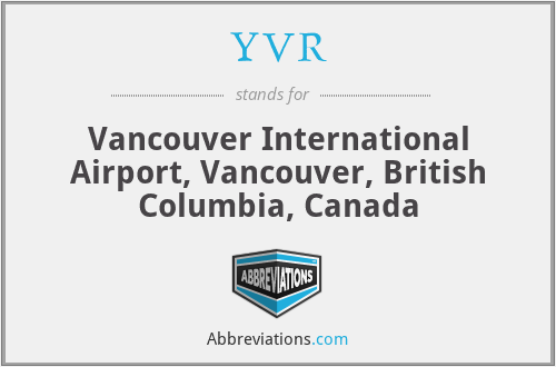 YVR - Vancouver International Airport, Vancouver, British Columbia, Canada