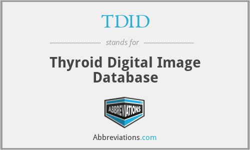 TDID - Thyroid Digital Image Database