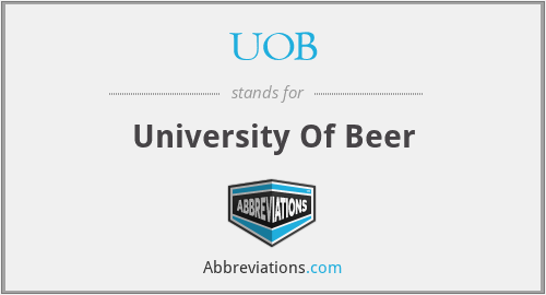 UOB - University Of Beer