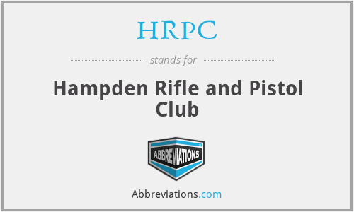 HRPC - Hampden Rifle and Pistol Club