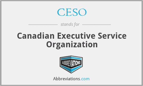 CESO - Canadian Executive Service Organization