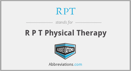 RPT - R P T Physical Therapy