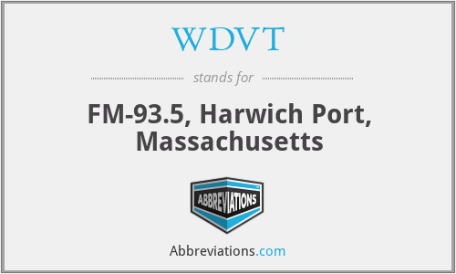 WDVT - FM-93.5, Harwich Port, Massachusetts