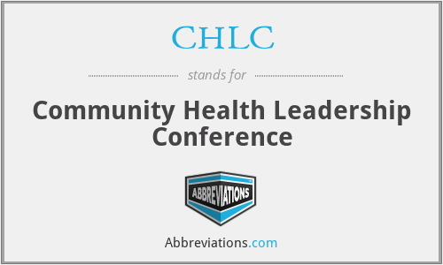 CHLC - Community Health Leadership Conference