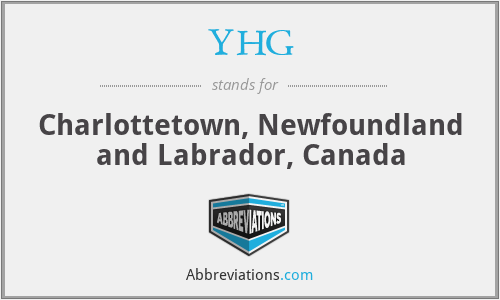 YHG - Charlottetown, Newfoundland and Labrador, Canada