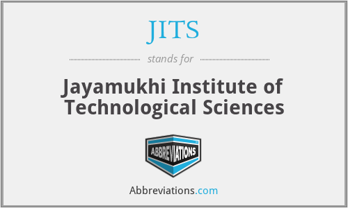 JITS - Jayamukhi Institute of Technological Sciences