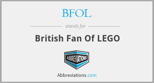 BFOL - British Fan Of LEGO