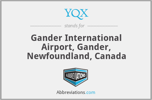 YQX - Gander International Airport, Gander, Newfoundland, Canada