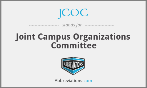 JCOC - Joint Campus Organizations Committee