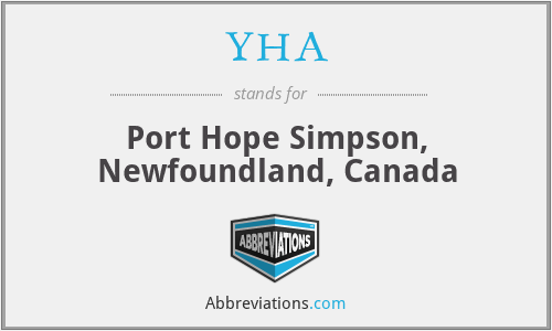 YHA - Port Hope Simpson, Newfoundland, Canada