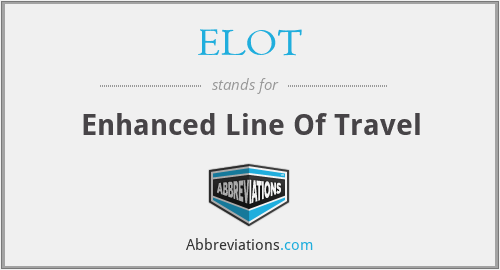 ELOT - Enhanced Line Of Travel