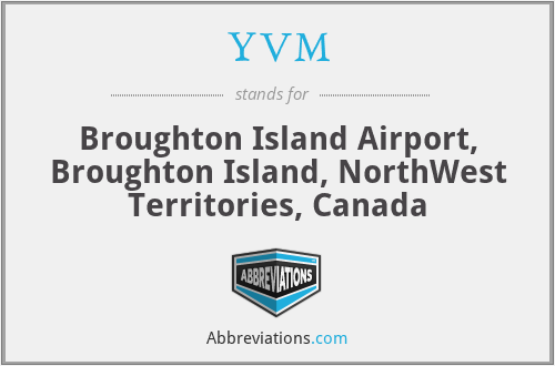 YVM - Broughton Island Airport, Broughton Island, NorthWest Territories, Canada