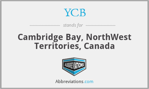 YCB - Cambridge Bay, NorthWest Territories, Canada