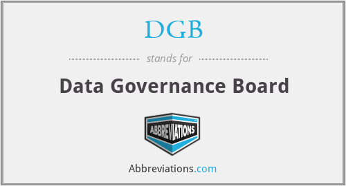 DGB - Data Governance Board