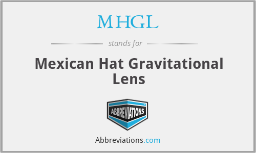 MHGL - Mexican Hat Gravitational Lens
