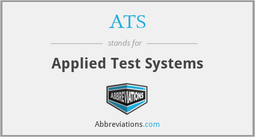 ATS - Applied Test Systems