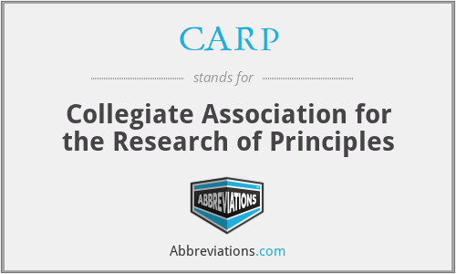 CARP - Collegiate Association for the Research of Principles
