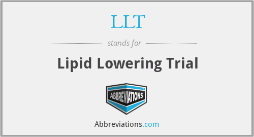 LLT - Lipid Lowering Trial